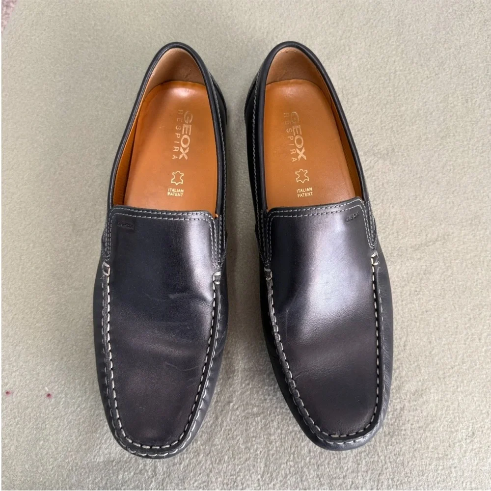 Geox Men’s‎ Black Moner loafers Size EU 46- US 12